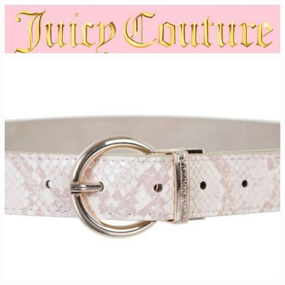 Juicy Couture Reversible Faix Snakeskin Belt main image 7
